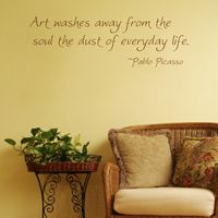 Art Washes Away - Quote - Wall Decals