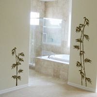 Tall Bamboo - Set of 3 - Wall Decals