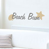 Beach Bum - Wall Decals