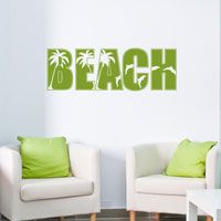 Beach Sign - Wall Decals