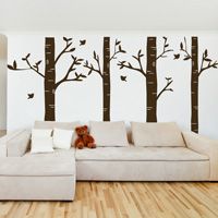 Birch Tree Forest - Set of 4 - Wall Decals