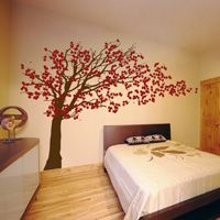 Cherry Blossom Tree - Blowing in the Wind - Wall Decals