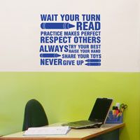 Classroom Rules - Wall Decals
