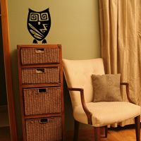 Little Tribal Owl - Wall Decal