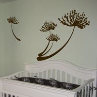 Dandelions - Set of FOUR - Wall Decals