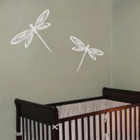 Pretty Dragonflies - Set of 4 - Wall Decals