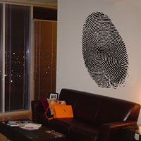 Giant Fingerprint - Wall Decals