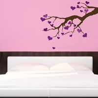 Heart Branch - Wall Decals