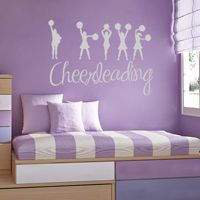 I love Cheerleading - Sports - Wall Decals