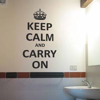 Keep Calm and Carry On - Wall Decals