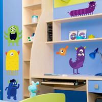 Little Pack of Monsters - Printed Wall Decals