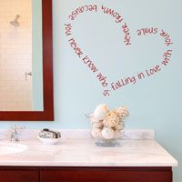 Falling in Love with Your Smile - Wall Decals