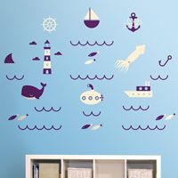 Out To Sea - Printed Wall Decals