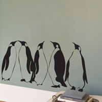 Penguins - Set of 5 - Wall Decals