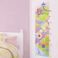 Princess, Castle & Unicorn Growth Chart - Printed Wall Decals