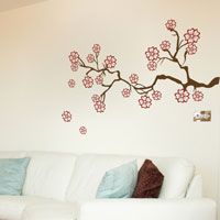 branch floral wall decals stickers graphics