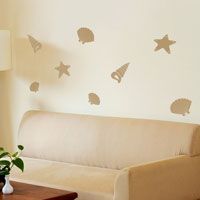 Seashells and Starfish - Set of 14 - Wall Decals