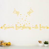 Season Everything with Love - Wall Decals