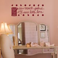 Sew Little Time - Quotes - Wall Decals