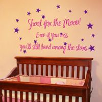 Shoot for the Moon! - Wall Words & Decals