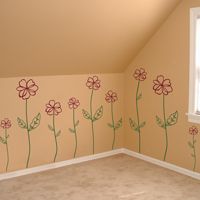 Sketched Flowers - Set of 15 - Wall Decals