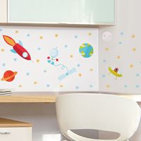 Mini Astronaut Space Adventures - Printed Wall Decals