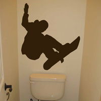 Snowboarder Jumping - Winter Sports - Wall Decal
