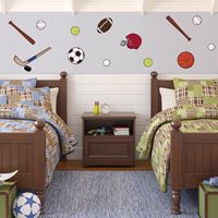 Sports Fan - Printed Wall Decals