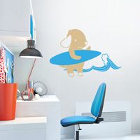 Surfer Dog - Wall Decals