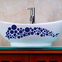 Fun Swirling Dots - Geometric Shapes - Wall Decals