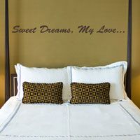 Sweet Dreams My Love - Wall Decals
