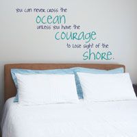 You Can Never Cross the Ocean... - Wall Decals